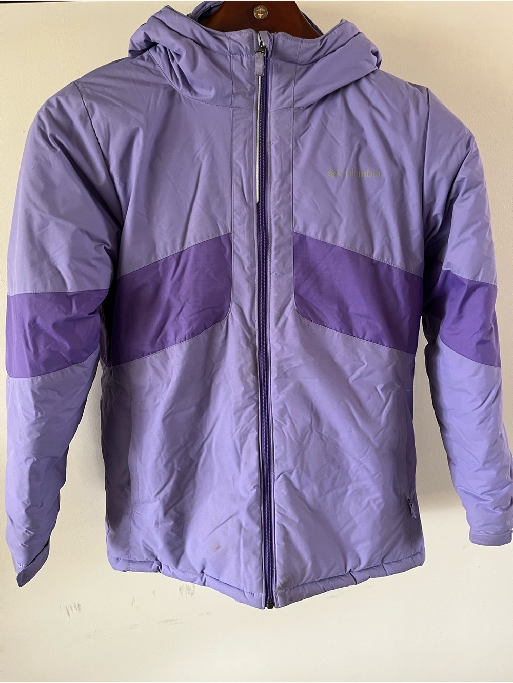 Columbia Girls' Two-Tone Purple Winter Jacket